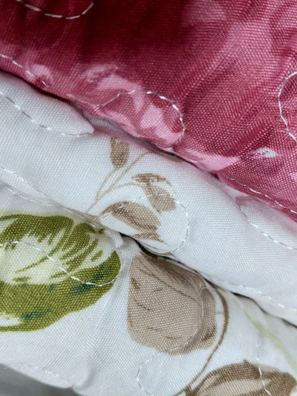Glory Home Design 3 Piece , Monica Pink, Queen Size Quilted Coverlet Set